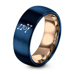 swatch color sample for Constellation Heart ring style 02