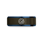 best anniversary presents 2023 – gunmetal & blue tungsten g gravitational constant wedding band
