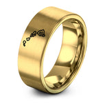 birthday present for her – gold tungsten hawaii hawaii ring