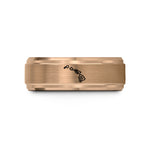 tungsten band for her – rose gold tungsten hawaii hawaii wedding band