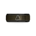 best birthday present ideas – gunmetal & black tungsten road stripe wedding band