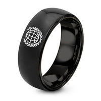 swatch color sample for Globe Laurel Wreath ring style 01