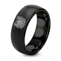 swatch color sample for Moth Floral Filigree ring style 01