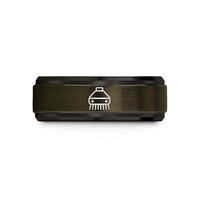 presents ideas for her – gunmetal & black tungsten mulcher wedding band
