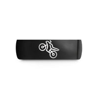 best anniversary present ideas – black tungsten endo stoppie wedding band