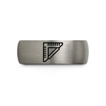 personalized birthday present suggestions – gray tungsten carpenter square wedding band