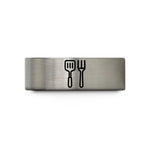 creative birthday present ideas – gold & blue & grey tungsten spatula fork wedding band