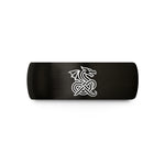 anniversary presents for two – black tungsten celtic dragon knot wedding band
