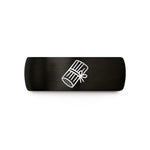 unique presents for him – black & gold tungsten tamale wedding band