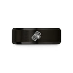 cool presents for fathers – black & gold tungsten tamale wedding band