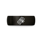 personalized presents for dad – black tungsten tamale wedding band