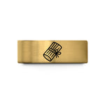 unique presents for him – gold tungsten tamale wedding band