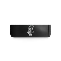 best presents for wife – black tungsten guitar headstock wedding band