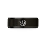 special presents for wife – black tungsten squirrel acorn wedding band