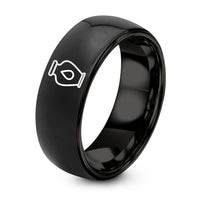 swatch color sample for Urn Icon Teardrop ring style 01