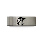 tungsten wedding bands – black & blue & grey tungsten emperor penguin wedding band
