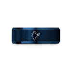 unique presents for couples – blue tungsten india wedding band