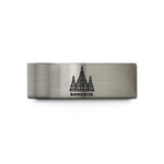 unique presents for him – blue & silver tungsten bangkok wedding band