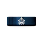 thoughtful presents for him – black & blue tungsten isohyets rainfall lines wedding band
