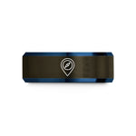 personalized jewelry for her – gunmetal & blue tungsten gps compass wedding band