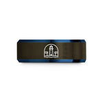 unique presents for her – gunmetal & blue tungsten harbor entrance wedding band