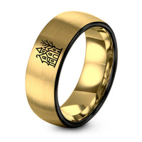 swatch color sample for Haunted House ring style 06