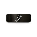 best presents for siblings – black tungsten hand saw wedding band