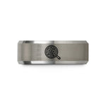best presents for siblings – black & silver tungsten shakshuka skillet wedding band