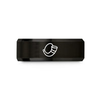 unique presents for him – black tungsten gjallarhorn war horn wedding band