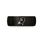 unique presents for him – black tungsten netherlands wedding band