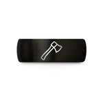 best presents for wife – black tungsten axe wedding band