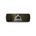 birthday presents for her – gunmetal & black tungsten service bell wedding band