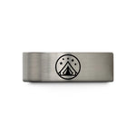 thoughtful presents for mom – blue & gray tungsten tent stars wedding band