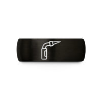 unique presents for her – black tungsten tig torch wedding band