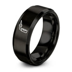 thoughtful presents for mom – black tungsten tig torch ring