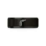special presents for her – black tungsten tig torch wedding band