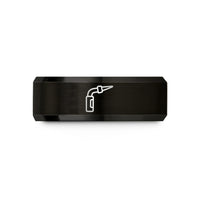 special presents for her – black tungsten tig torch wedding band