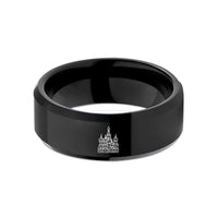 top present options her – black tungsten st basils cathedral wedding band