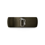 unique presents for him – gunmetal & black tungsten fire extinguisher wedding band