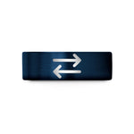thoughtful presents for mom – blue tungsten equilibrium arrows wedding band