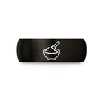 best presents for mom – black tungsten sand scoop wedding band