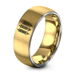 swatch color sample for Wheat Sprigs ring style 05