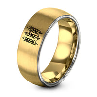 swatch color sample for Wheat Sprigs ring style 05