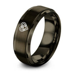 Gift Sets for Day Mother’s – gunmetal tungsten love knot ring