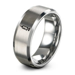 unique presents for mom – silver tungsten syringe ring