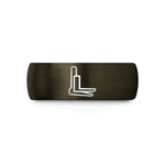 personalized present for mom – gunmetal & black tungsten pallet forks wedding band
