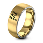 swatch color sample for Genderfluid Flag ring style 05
