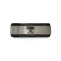 best presents for her – black & gray tungsten stage piano stand wedding band
