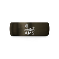 top holiday presents her – gunmetal & black tungsten ams wedding band