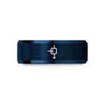 holiday rings for couples – blue tungsten npn transistor wedding band